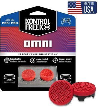 Накладки на стіки KontrolFreek Omni (Red) для Sony DualShock PS4 / DualSense PS5 0843 фото