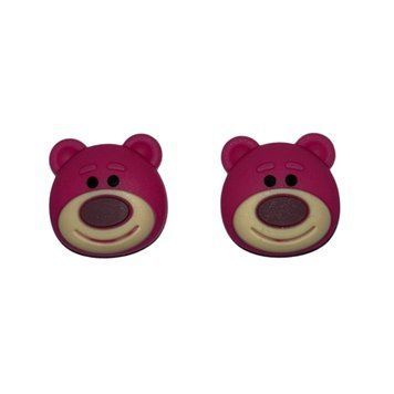 Силіконові накладки на стіки Pink Bear для Nintendo Switch (2шт.) 0666 фото