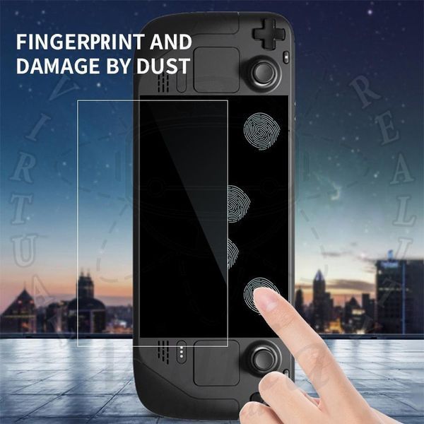 Загартоване захисне скло Screen Pro для портативної ігрової консолі Valve STEAM DECK / STEAM DECK OLED 0793 фото