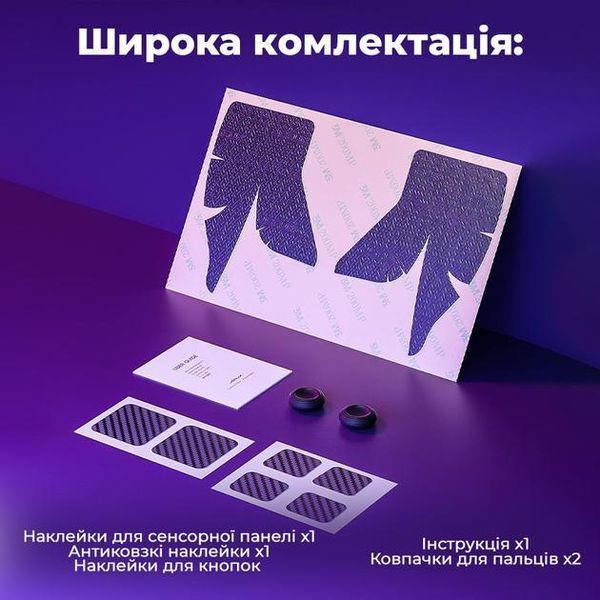 Набір 4в1 протислизьких наліпок та накладок JSAUX для Steam Deck / Steam Deck OLED 1457 фото