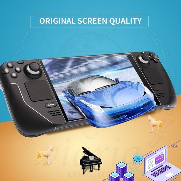 Загартоване захисне скло Screen Pro для портативної ігрової консолі Valve STEAM DECK / STEAM DECK OLED 0793 фото