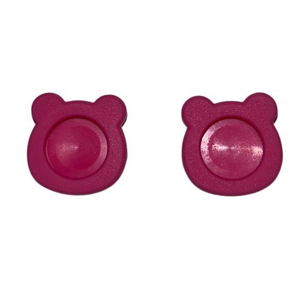 Силіконові накладки на стіки Pink Bear для Nintendo Switch (2шт.) 0666 фото