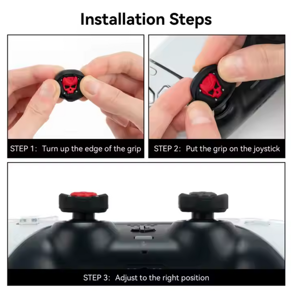 Силіконові накладки на стіки Diablo для геймпадів Sony DualShock PS4 / DualSense PS5 / Xbox Series|One / Pro Controller (2шт.) 1479 фото