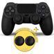 Защитный силиконовый чехол Full Black для геймпада Sony DualShock 4 (PS4) + в подарок накладки на стики 0709 фото