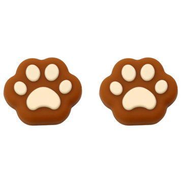 Силіконові накладки на стіки Paws (Brown) для Nintendo Switch / Switch OLED / Switch LITE (2шт.) 1347 фото