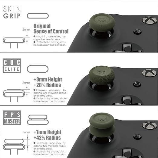 Накладки на стіки Skull & Co. Black (6в1) для геймпадів Xbox Series X|S / One S|X 1241 фото
