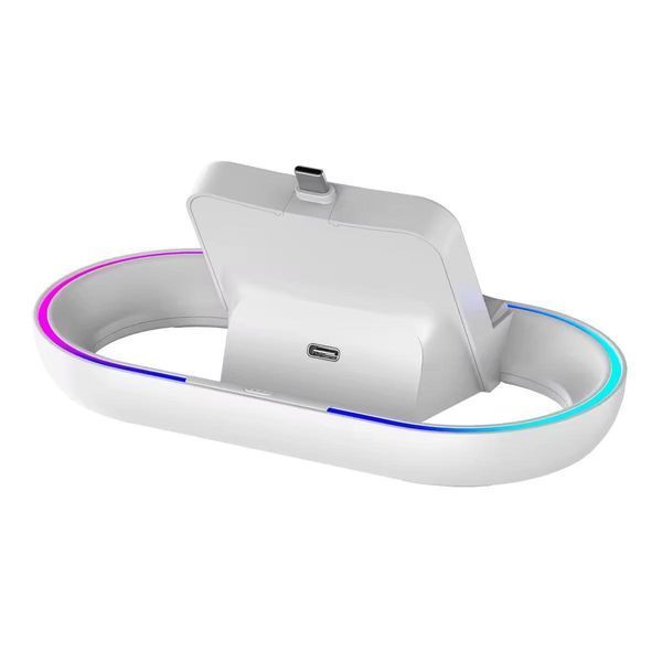 Зарядна станція iPega PG-P5P02 для PlayStation Portal з LED-індикацією (White) 1089 фото
