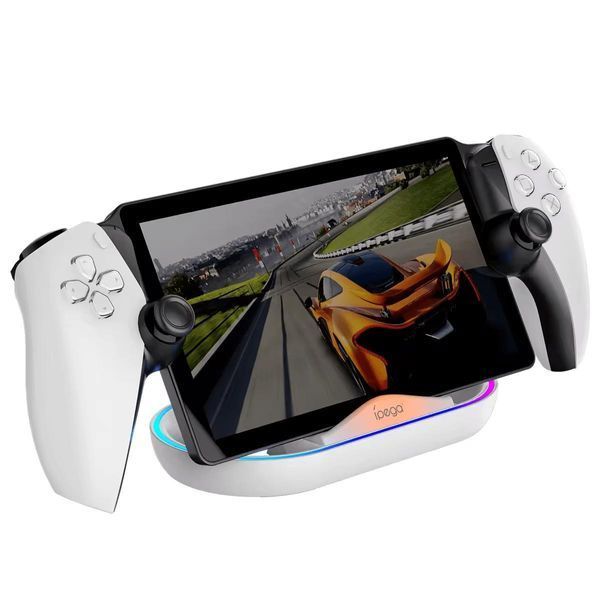 Зарядна станція iPega PG-P5P02 для PlayStation Portal з LED-індикацією (White) 1089 фото