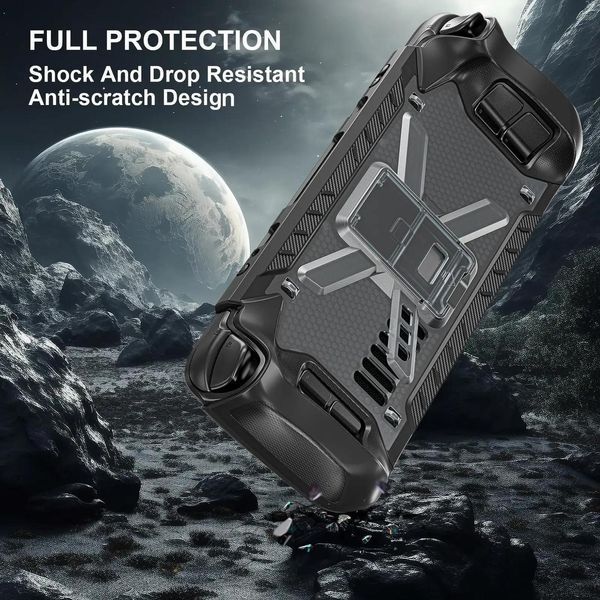 Якісний захисний чохол FashionCase для ігрової консолі Valve STEAM DECK / STEAM DECK OLED (Black) 0941 фото