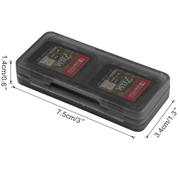 Кейс для зберігання 4 картриджів Nintendo Switch / Switch OLED / Switch Lite 1242 фото