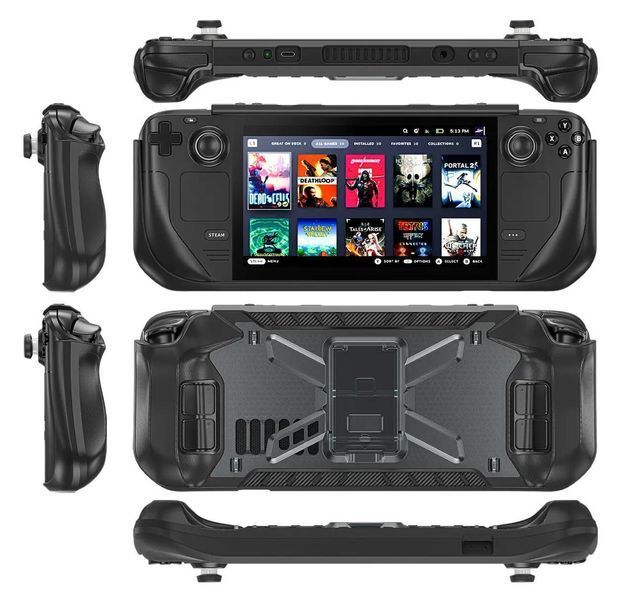 Якісний захисний чохол FashionCase для ігрової консолі Valve STEAM DECK / STEAM DECK OLED (Black) 0941 фото