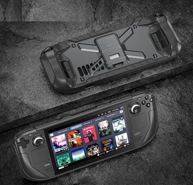 Якісний захисний чохол FashionCase для ігрової консолі Valve STEAM DECK / STEAM DECK OLED (Black) 0941 фото