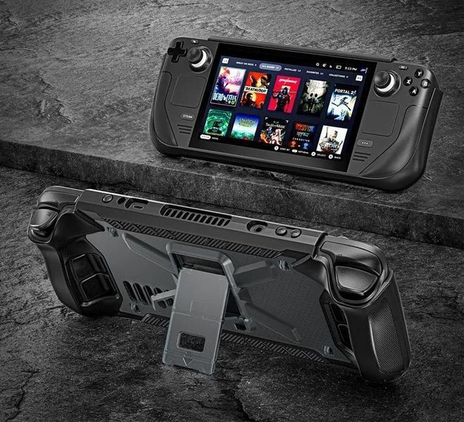 Якісний захисний чохол FashionCase для ігрової консолі Valve STEAM DECK / STEAM DECK OLED (Black) 0941 фото