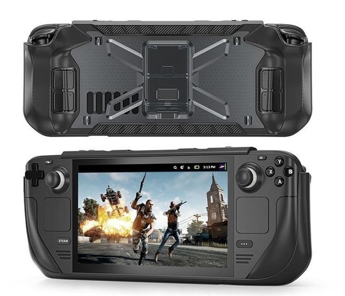 Якісний захисний чохол FashionCase для ігрової консолі Valve STEAM DECK / STEAM DECK OLED (Black) 0941 фото