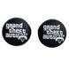 Силиконовые накладки на стики GTA 5 (Black) для геймпадов Sony DualShock PS4 / DualSense PS5 / Xbox Series|One 1140 фото