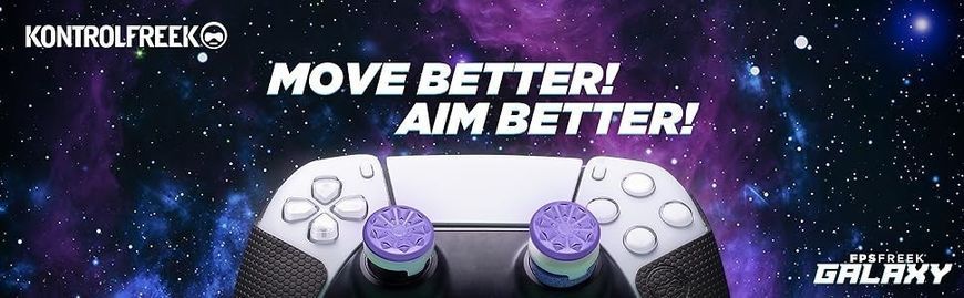 Накладки на стіки KontrolFreek Galaxy (Purple) для Sony DualShock PS4 / DualSense PS5 0675 фото