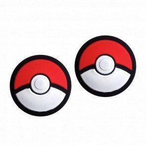 Силіконові накладки на стіки Pokemon Ball для геймпадів Sony DualShock PS4 / DualSense PS5 / Xbox Series|One (2шт.) 0723 фото