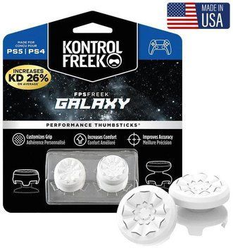 Накладки на стіки KontrolFreek Galaxy (White) для Sony DualShock PS4 / DualSense PS5 0676 фото
