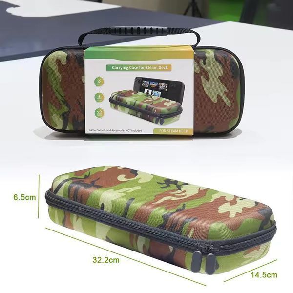 Жорсткий захисний кейс чохол JYS Camouflage для ігрової консолі Valve Steam Deck / Steam Deck OLED 1091 фото