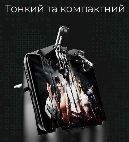Ігровий геймпад з тригерами MEMO AK66 для мобільного телефону (Black) 1193 фото