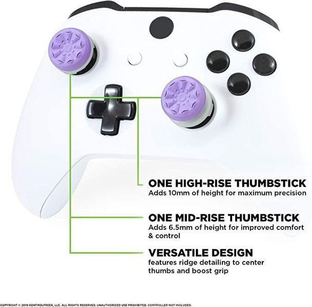 Накладки на стики KontrolFreek Galaxy (Purple) для геймпада Xbox One|Series 0680 фото