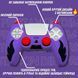 Качественный защитный силиконовый чехол Fiery Purple для геймпада Sony DualSense PS5 + накладки на стики 1310 фото 2