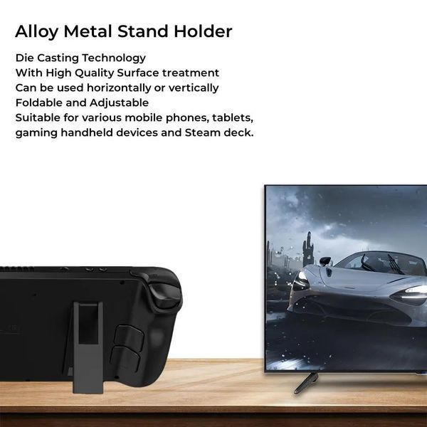 Металева підставка Honson для Steam Deck / Steam Deck OLED (Black) 0945 фото