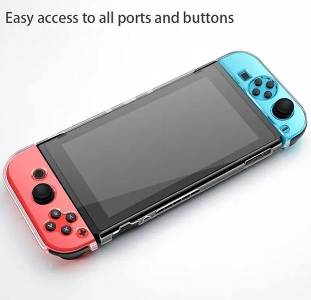 Чохол накладка Transparent для Nintendo Switch (Прозорий) 1246 фото