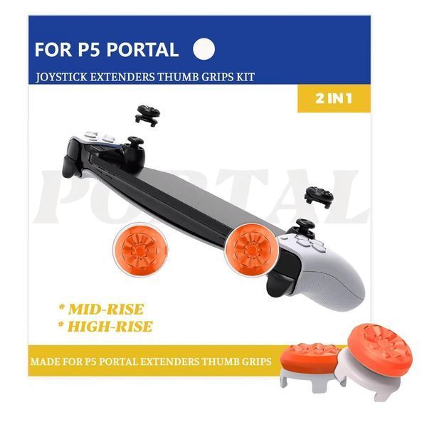 Накладки на стіки Extenders Thumb Grips (Orange) для портативної приставки Sony PlayStation Portal 1045 фото