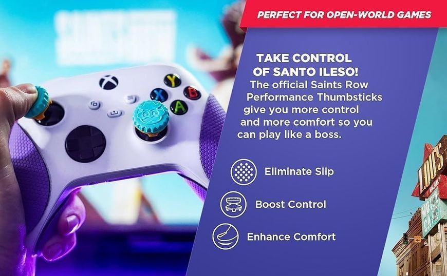 Накладки на стики KontrolFreek Saints Row (Limited Edition) для Sony DualShock PS4 / DualSense PS5 0679 фото