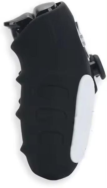 Качественный защитный силиконовый чехол Rubber Protective (Black/White) для геймпада DualSense Sony 1046 фото