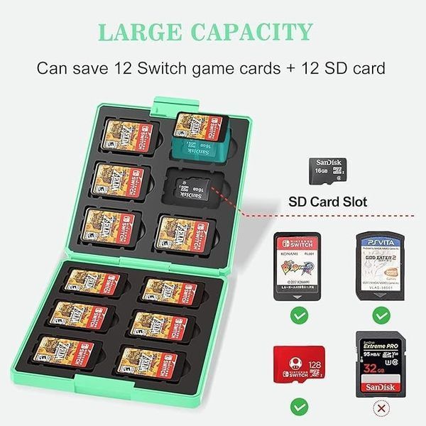 Кейс Animal Crossing для зберігання 12 картриджів Nintendo Switch / Switch OLED / Switch Lite 0806 фото