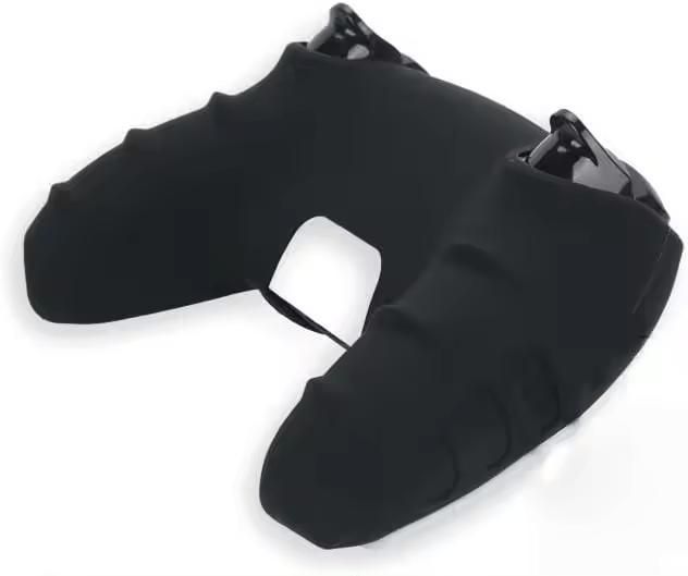 Качественный защитный силиконовый чехол Rubber Protective (Black/White) для геймпада DualSense Sony 1046 фото