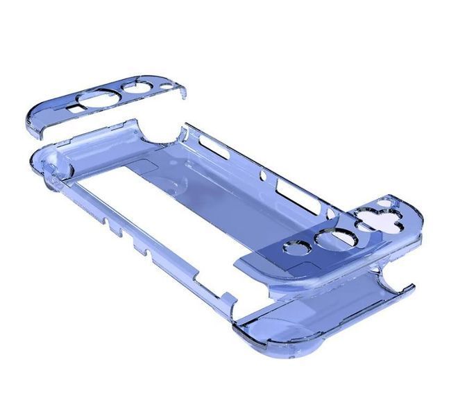 Чехол накладка Transparent Blue для Nintendo Switch OLED 1248 фото