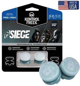 Накладки на стіки KontrolFreek Six Siege: Black Ice (Limited Edition) для Sony DualShock PS4 / DualSense PS5 0827 фото