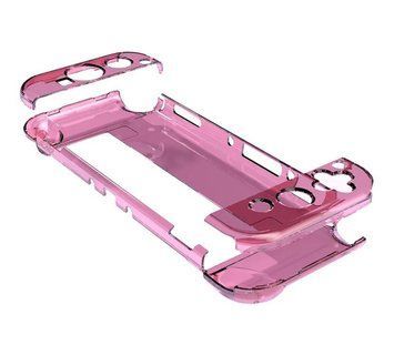 Чохол накладка Transparent Pink для Nintendo Switch OLED 1250 фото
