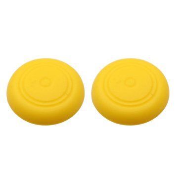 Силіконові накладки на стіки Yellow для Nintendo Switch (2шт.) 0860 фото