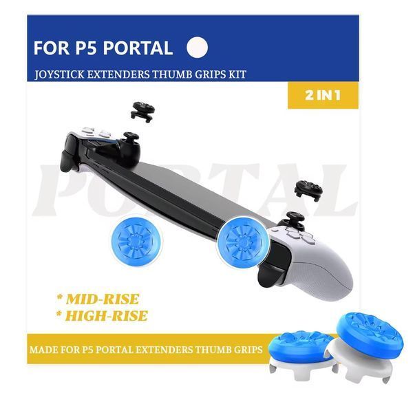 Накладки на стіки Extenders Thumb Grips (Blue) для портативної приставки Sony PlayStation Portal 1098 фото
