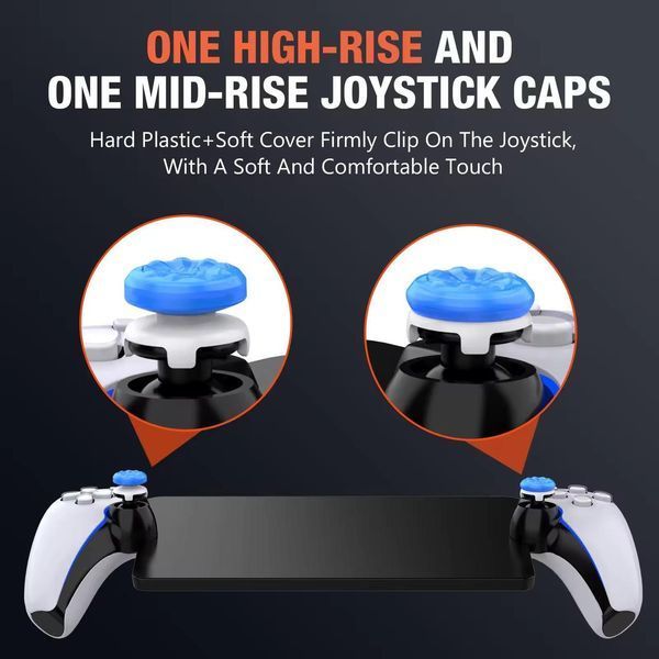 Накладки на стіки Extenders Thumb Grips (Blue) для портативної приставки Sony PlayStation Portal 1098 фото