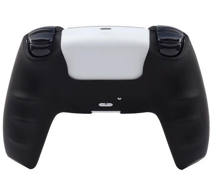 Якісний захисний силіконовий чохол BearWolf (Black/Red) для геймпаду Sony DualSense (PS5) + накладки на стіки 1425 фото