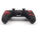 Якісний захисний силіконовий чохол BearWolf (Black/Red) для геймпаду Sony DualSense (PS5) + накладки на стіки 1425 фото 6