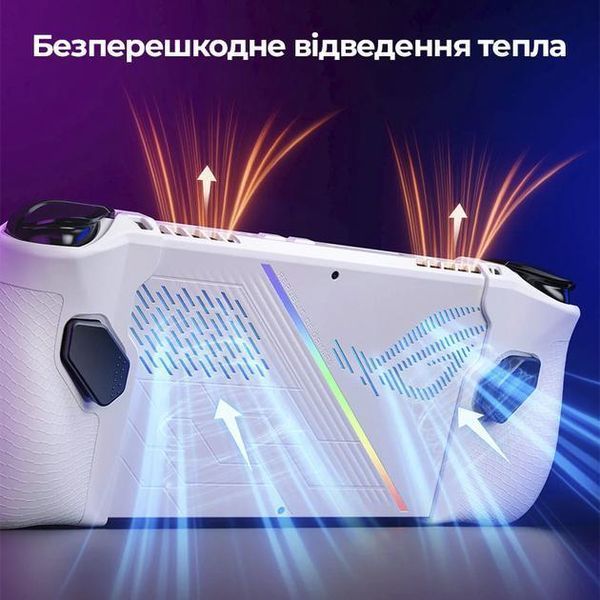 Набір 5в1 Силіконові рукоятки + силіконові накладки на стіки та пелюстки JSAUX для Asus ROG Ally 1458 фото