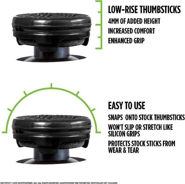 Накладки на стіки KontrolFreek Omni (Black) для Sony DualShock PS4 / DualSense PS5 0842 фото