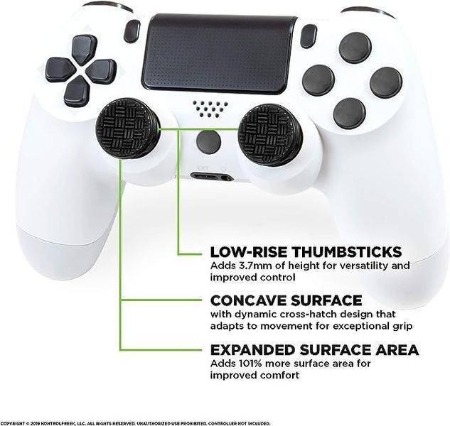 Накладки на стіки KontrolFreek Omni (Black) для Sony DualShock PS4 / DualSense PS5 0842 фото