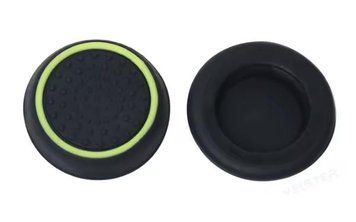 Силіконові антиковзкі накладки на стіки Honson (Black/Yellow) для геймпадів Sony DualShock PS4 / DualSense PS5 / Xbox Series / Xbox One / Pro Controller Nintendo (2шт.) 1339 фото