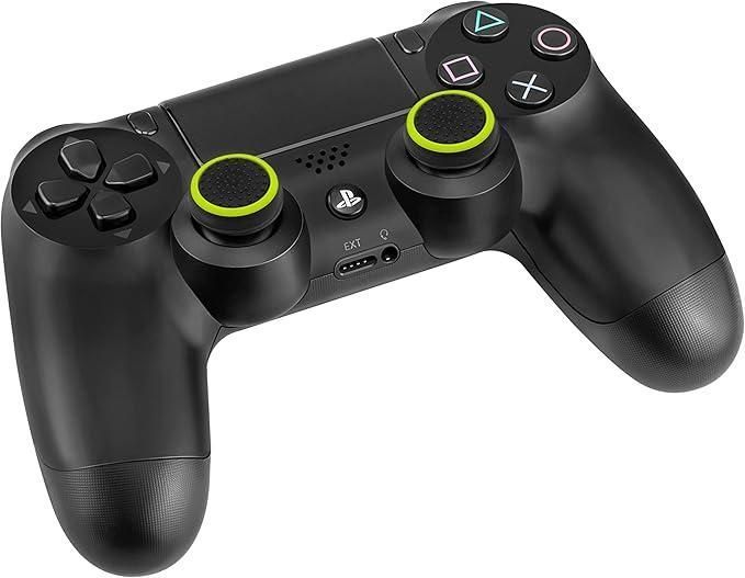 Силіконові антиковзкі накладки на стіки Honson (Black/Yellow) для геймпадів Sony DualShock PS4 / DualSense PS5 / Xbox Series / Xbox One / Pro Controller Nintendo (2шт.) 1339 фото