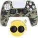 Захисний силіконовий чохол Camo (Type 8) для геймпаду Sony DualSense&trade; (PS5) + в подарунок накладки на стіки 0911 фото