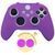 Ультратонкий силіконовий чохол Full Purple для геймпаду Xbox Series X|S + в подарунок накладки на стіки 1337 фото