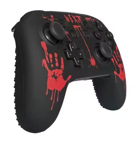 Якісний захисний силіконовий чохол Next для геймпаду Pro Controller Nintendo + накладки на стіки 1301 фото