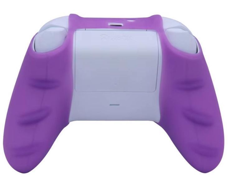 Ультратонкий силіконовий чохол Full Purple для геймпаду Xbox Series X|S + в подарунок накладки на стіки 1337 фото